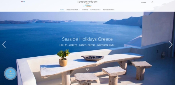 Seaside holidays Antiparos - Touristische Websites